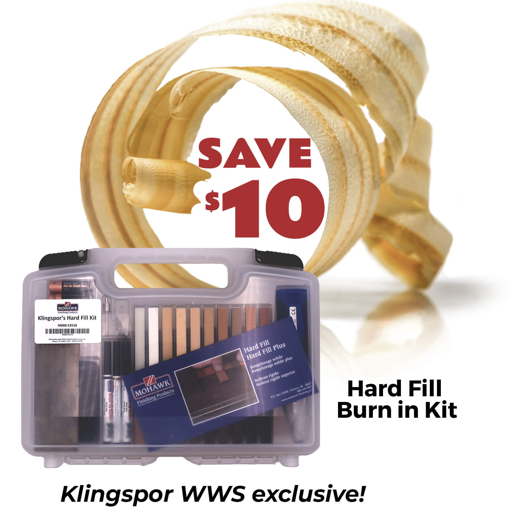 Save
$10 on Hard Fill Burn In Kit