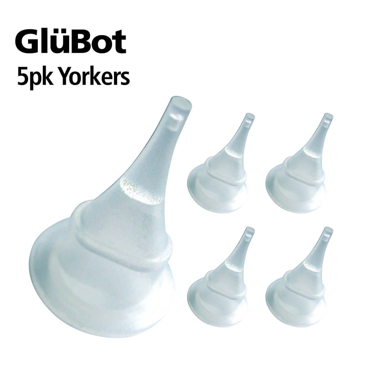 Glu-Bot Yorker Style Tip 5pk