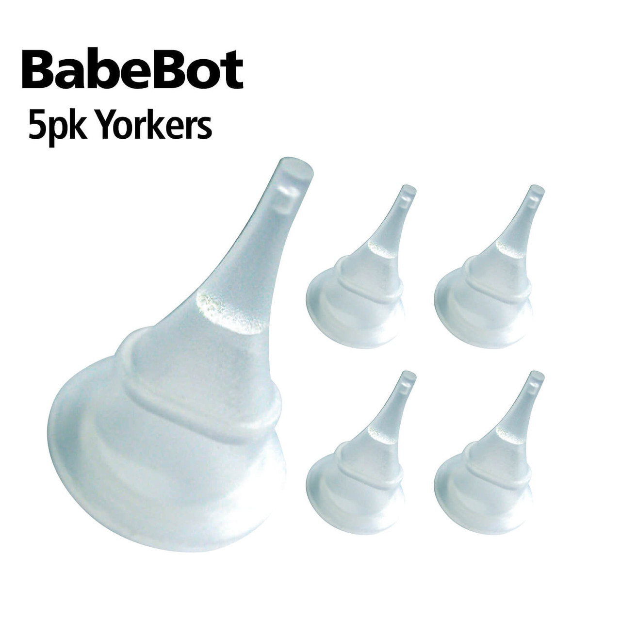 Babe-Bot 4 oz Yorker Tips (5pk)