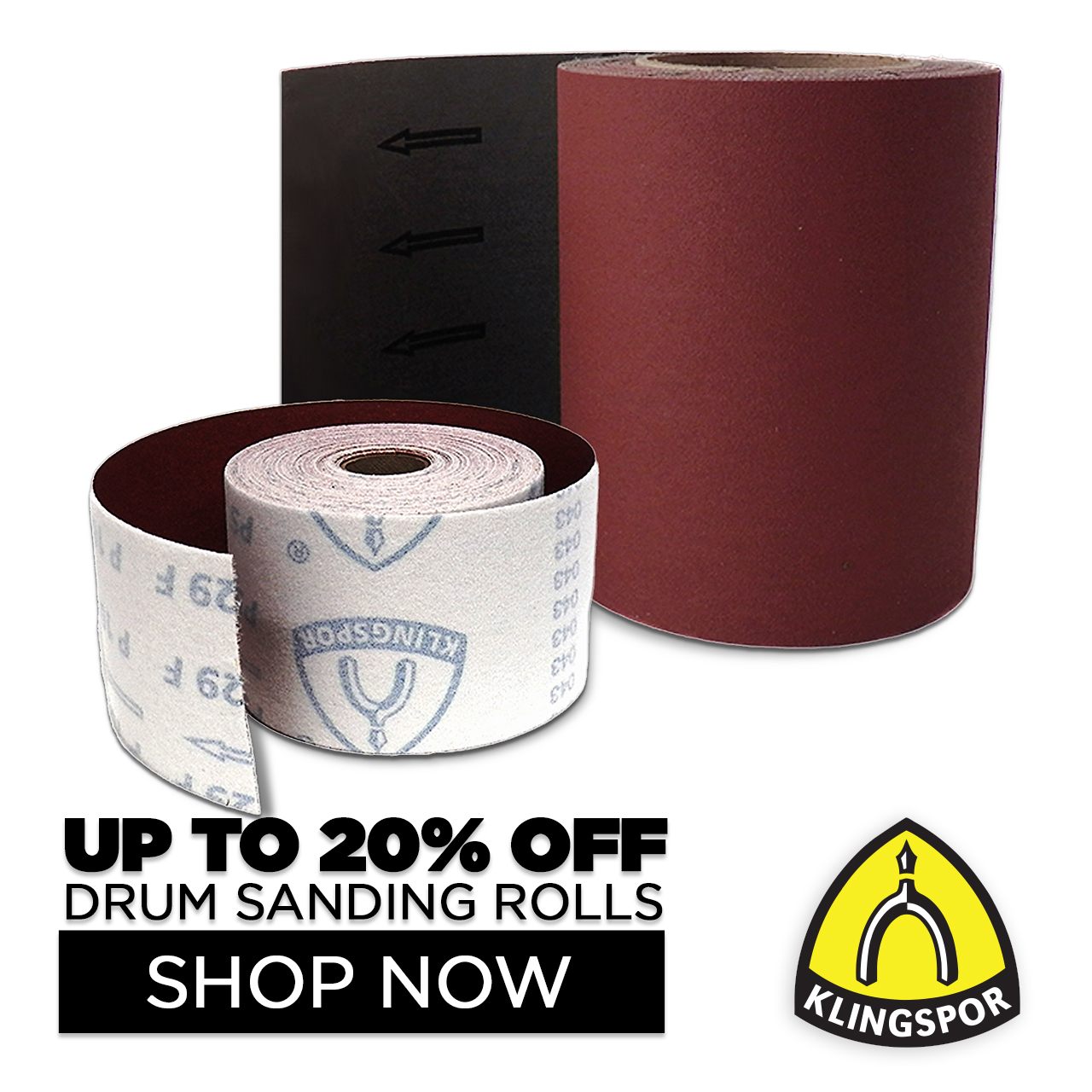 Up to 20% Off on Drum Sanding Rolls